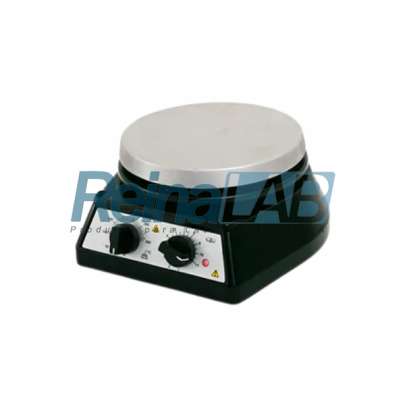 Agitador Magnético com Aquecimento - Plataforma 18cm (1800 rpm)- Cap. 10lts - Volt. 115 ou 230v.