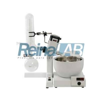 Evaporador Rotativo com Tacômetro e Banho Digital + Suporte Elétrico - Cap. 1lt - Volt. 115/230v.