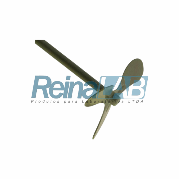 Haste com Hélice em Inox Tipo Naval