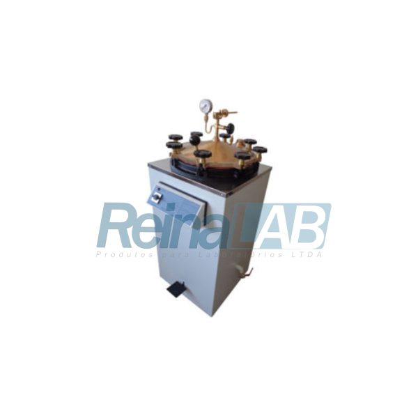 Autoclave Vertical Linha CS - Com Pedal, 18 Litros