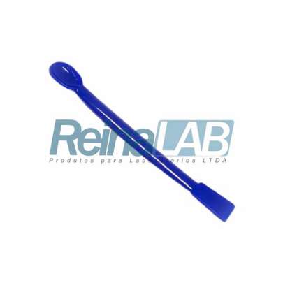Espátula com Colher em Poli (PP) - Tam. 15cm