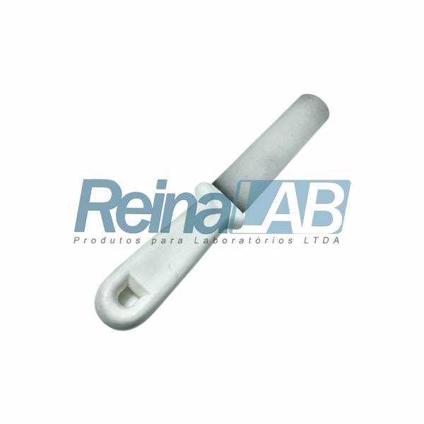 Espátula em Inox com Cabo Poli (PP) e Lâmina Ângulo de 60x135mm.