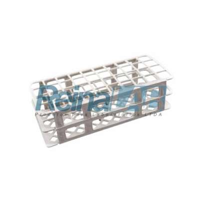 Estante/ Rack/ Suporte em (PP) Autoclavável para Tubo de Ensaio de 13 a 22mm.