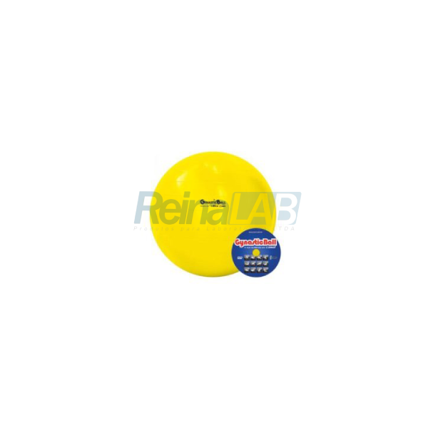 Bola p/Exercícios Gynastic Ball Ø45cm - c/DVD de Exercícios