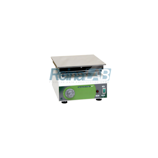 Chapa/Placa Aquecedora Analógica Com Plataforma Retângular em Alumínio de 250x250mm (600w) - Volt.110/220v