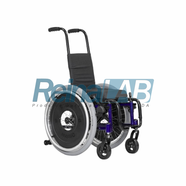 Cadeira de Rodas em Alumínio com Pneus Infláveis - Cap. 75kg.