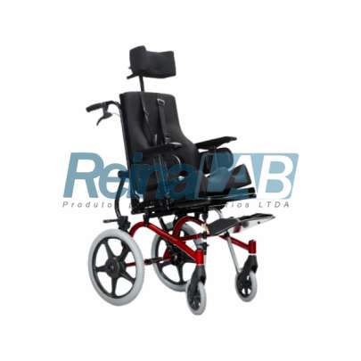 Cadeira de Rodas em Alumínio Postural Infantil - Cap. 75kg.
