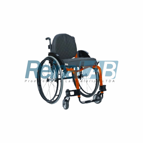 Cadeira de Rodas Monobloco Ajustável com Pneus Infláveis - Cap. 120kg.