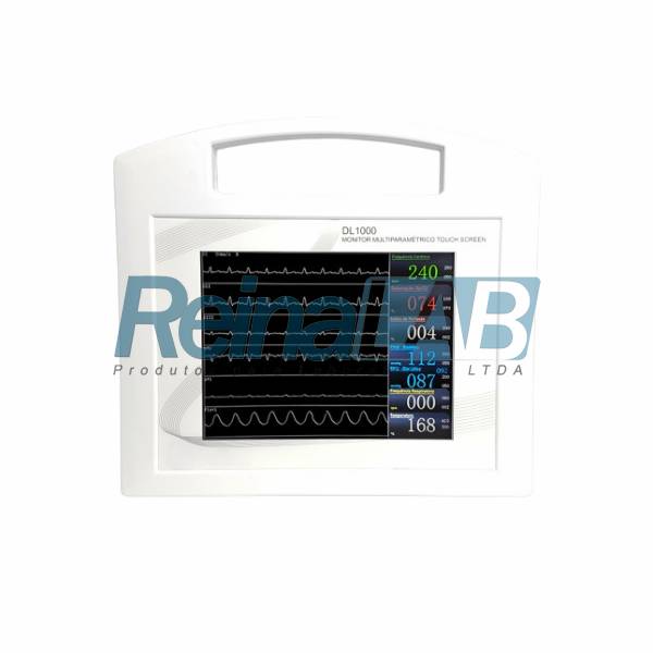 Monitor Multiparamétrico com Touch Screen para Uso Veterinário (Tela 8,5 Pol.)