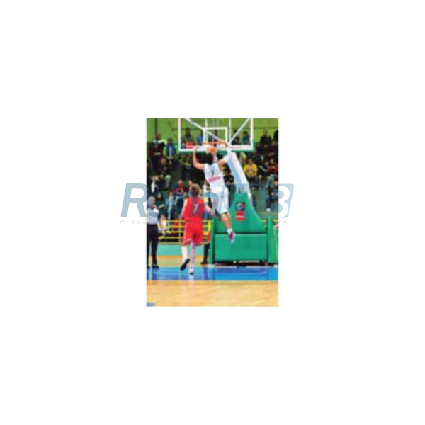 Estrutura para basquete modelo NBA hidráulica elétrica