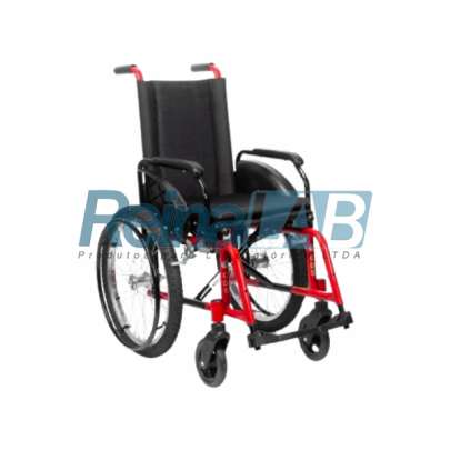 Cadeira de Rodas Solzinho (Infantil) com Assento 35cm e Pneus Infláveis - Cap. 65kg.