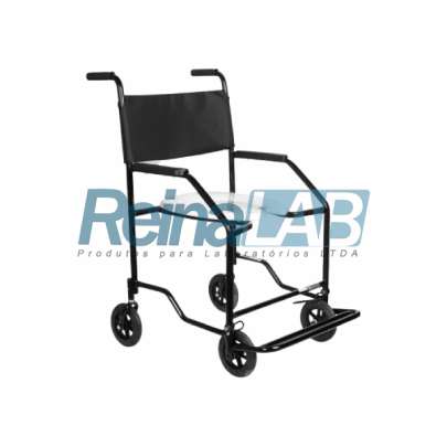 Cadeira de Rodas para Banho (Semi Obeso) com Assento 49cm e Rodízios - Cap. 100kg.