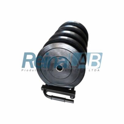 Suporte Para Barra Olímpica - Para Racks 3x3 E 2x3 - Sem Perfuração - Com Acolchoamento