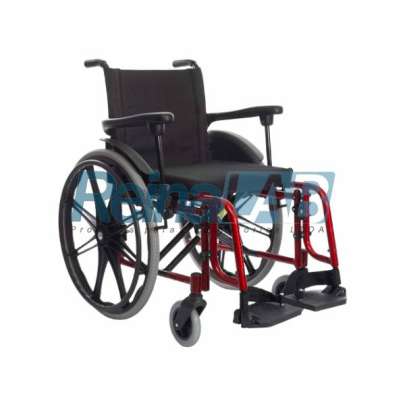 Cadeira de Rodas em Alumínio com Assento 40-44cm Pneus Infláveis e Elevação - Cap. 120kg.