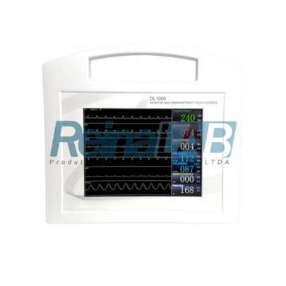 Monitor Multiparamétrico com Touch Screen e Capnografia para Uso Veterinário