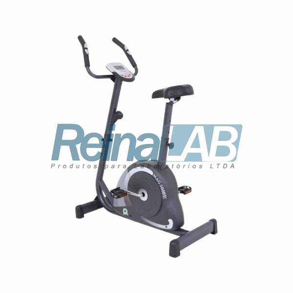 Bicicleta Ergométrica Magnética Vertical MAG 5000V - Cor Chumbo/ Cinza