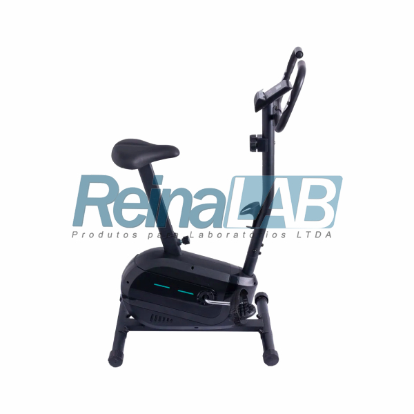 Bicicleta Ergométrica Magnética Vertical com 8 Níveis e 7 Funções - Cor Preto