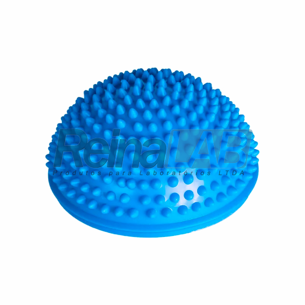 Mini Bosu (Meia Bola/ Bosu Ball/ Balance Dome) Cor Azul de 390g.