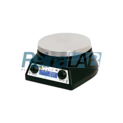 Agitador Magnético Digital com Aquecimento - Plataforma 18cm (1050w) e Sonda Externa - Cap. 10lts - Volt. 230v.