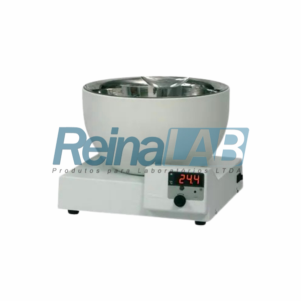 Banho de Aquecimento Redondo com Isolamento Digital até 150°c (1200w) - Cap. 3lts - Volt. 115/230v.