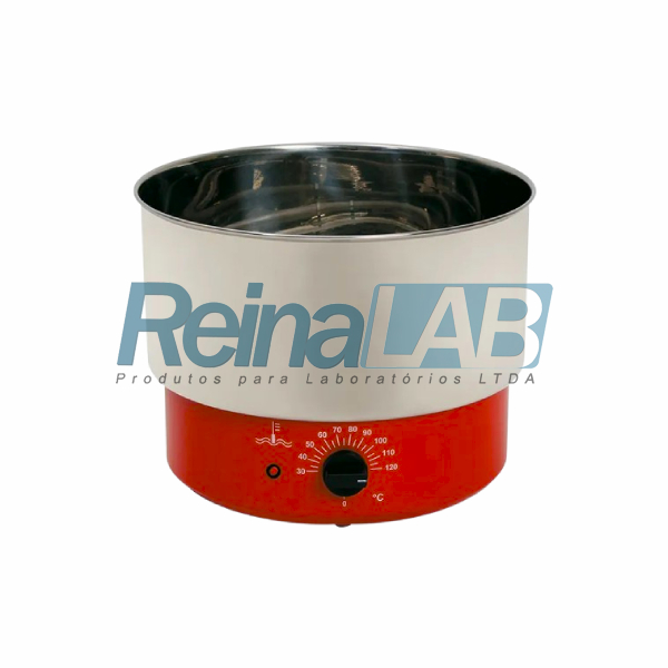 Banho de Aquecimento Redondo com Isolamento (1200w) - Cap. 4,5lts.