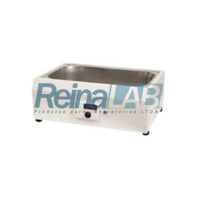 Banho de Aquecimento Retangular com Isolamento Digital até 95°c (1400w) - Cap. 20lts - Volt. 115v.
