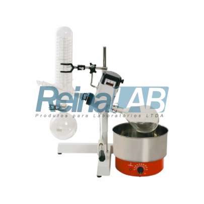 Evaporador Rotativo a Vácuo com Tacômetro Digital e Termômetro de 50 a 120ºc - Cap. 1lts - Volt. 115/23.