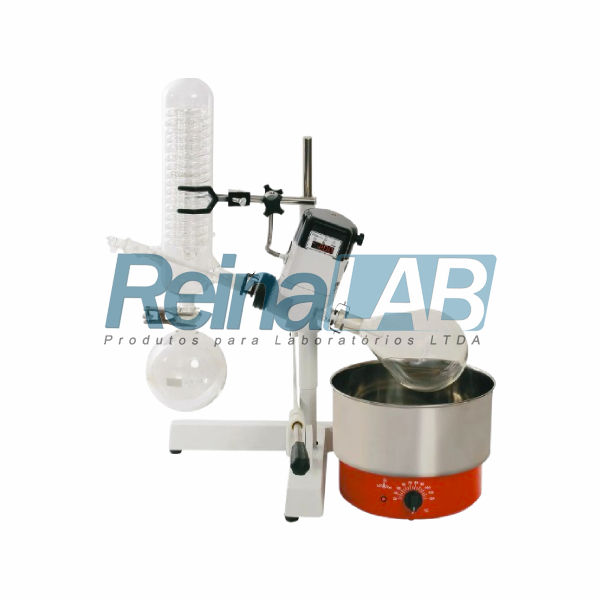 Evaporador Rotativo a Vácuo com Tacômetro Digital e Termômetro de 50 a 120ºc - Cap. 1lts - Volt. 115/23.