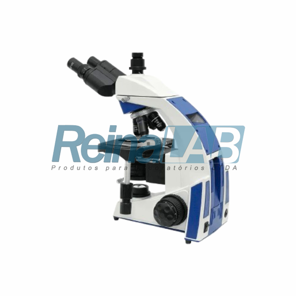 Microscópio Biológico Binocular com Ampliação até 16000x Blue - Bivolt. - Imagem 2