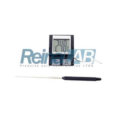 Termômetro Digital Portátil Tipo Espeto com Sonda em Aço e Faixa de Temperatura de -50ºc A 200ºc.