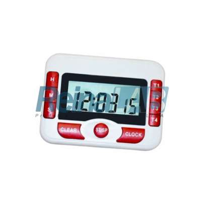 Timer Digital com 4 Canais Independentes e Mostrador dos Tempos