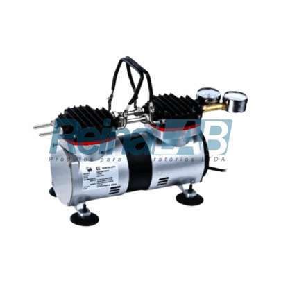 Bomba a Vácuo Tipo Pistola (1/4hp) Isento de Óleo com Compressor de 2VC - Vazão de 35/40lts/min.