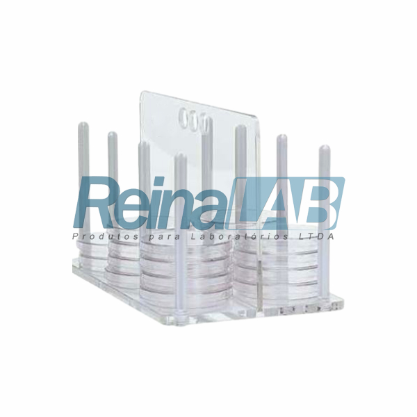 Estante/ Rack/ Suporte para Placas de Petri