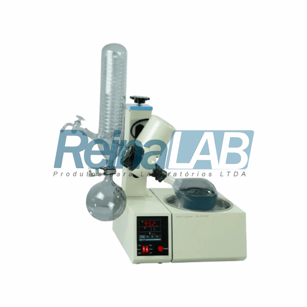 Evaporador Rotativo com Inclinação Regulável e Controle Digital de Temperatura - Cap. 1lt.