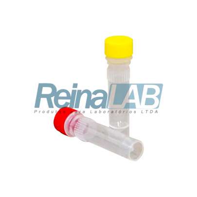 Microtubo de Centrífuga Fundo Cônico (Tipo Eppendorf) com Tampa de Rosca - Pacote com 500un.