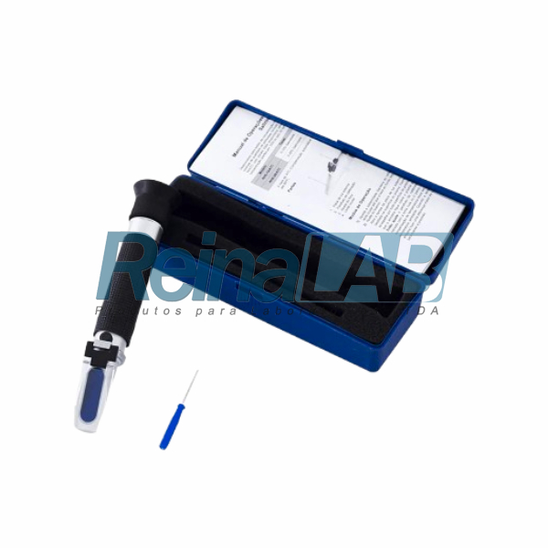 Refratômetro Manual Portátil com ATC e Escala para Vinho (Álcool/Suco de Uva) - Imagem 2