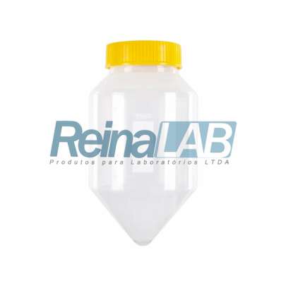 Tubo Biorreator Fundo Cônico com Filtro e 10 Aberturas (TPP) - Cap. 600ml.