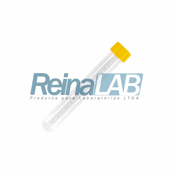 Tubo Biorreator Fundo Cônico com Tampa para Automação - Cap. 50ml.