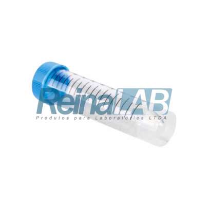 Tubo de Centrífuga em (PP) Graduado Autossustentável (Tipo Falcon) com Tampa - Cap. 50ml - Pacote com 25un.