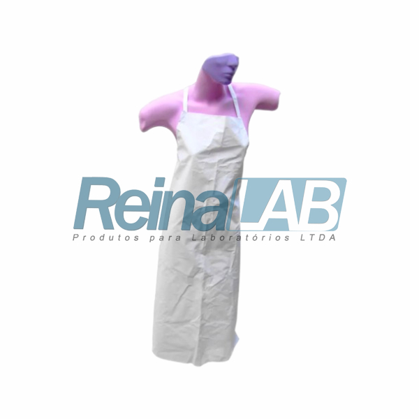 Avental em PVC Branco - Tam. 0,70x1,20m.
