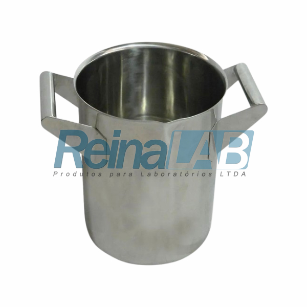 Balde (Tacho) de Inox com 2 Alças Laterais - Imagem 2