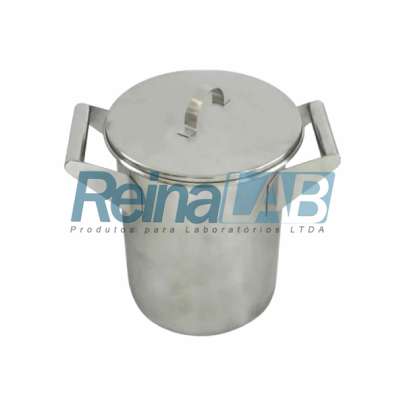 Balde (Tacho) de Inox com 2 Alças Laterais