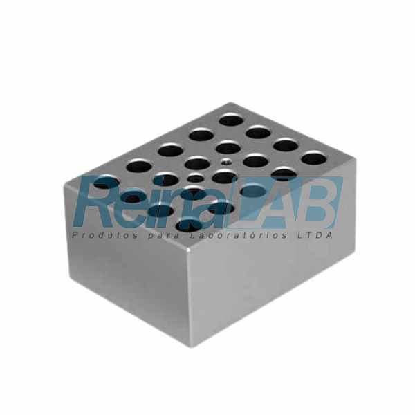 Bloco Dupla Face para Microtubos de 0,5ml-1,5ml (Compatível com K80-S e K80-D)