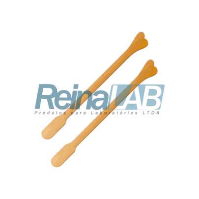 Espátula de Madeira Ayres Não Estéril - Pacote com 100un.