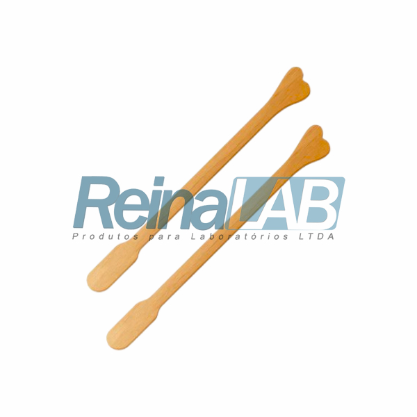 Espátula de Madeira Ayres Não Estéril - Pacote com 100un.