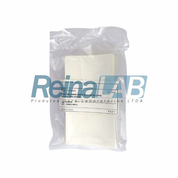 Filme Selador para Microplacas de PCR com 96 Poços - Caixa com 100un.