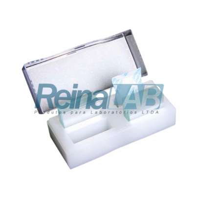 Lamínula Quadrada para Microscopia - Caixa com 1000un.