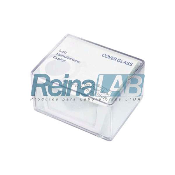 Lamínula Retangular para Microscopia