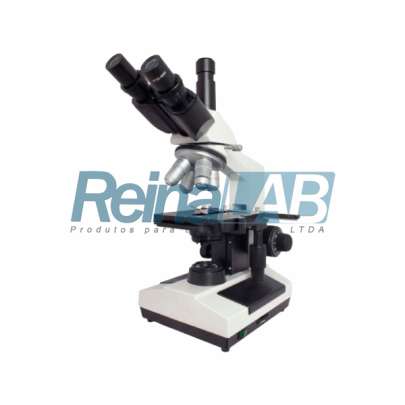 Microscópio Biológico Trinocular Acromático