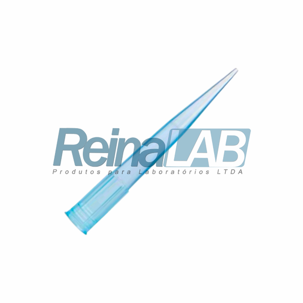 Ponteira sem Filtro Cor Azul (Tipo Gilson) - Vol. 100-1000ul - Pacote com 500un.